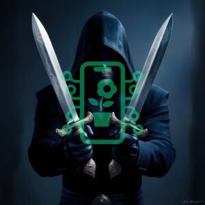 Mysterious Hooded Assassin with Dual Blades