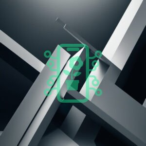 Abstract Intersecting Lines and Geometric Forms
