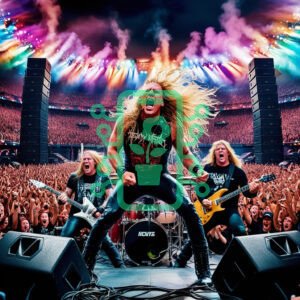 Epic Heavy Metal Concert with Electrifying Energy