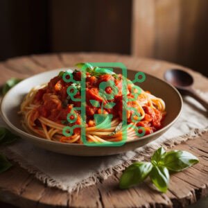 Classic Spaghetti with Tomato Basil Sauce