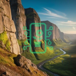 Majestic Cliffs and a Serene River Valley