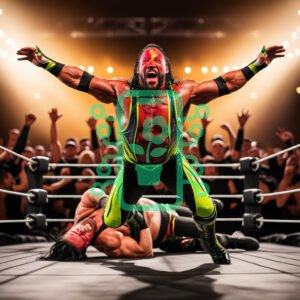 Victory in the Ring: Wrestling Action Moment