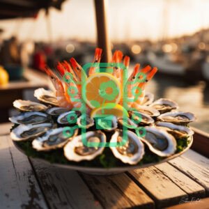 Fresh Seafood Platter by the Seaside