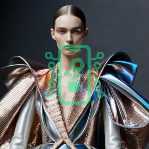 Futuristic Metallic Fashion with Bold Structures