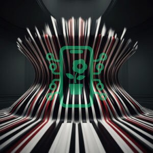 Dynamic Striped Structure with Flowing Lines