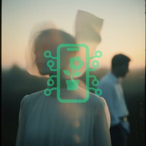 Fading Connections: A Dreamlike Cinematic Moment