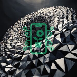 Geometric Spiral: A Dynamic Abstract Sculpture