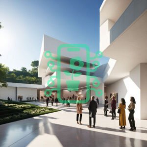 Contemporary Art Museum with Open Air Spaces