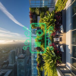 Sky-High Garden Terrace with Stunning City Views