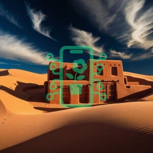 Traditional Adobe House in the Heart of the Desert