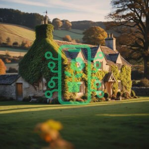 Charming Ivy-Covered Cottage in a Countryside Setting